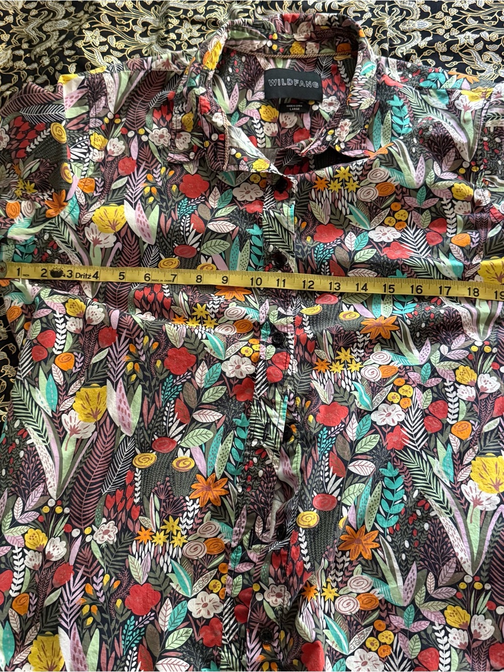 Wildfang The Essential Button-Up Shirt Floral -100% cotton - Picture 5 of 6